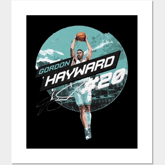 gordon hayward city emblem Wall Art by mazihaya pix